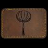Faux Leather Engravable Patch - Round-Corner Rectangular Thumbnail
