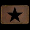 Faux Leather Engravable Patch - Round-Corner Rectangular Thumbnail