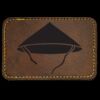 Faux Leather Engravable Patch - Round-Corner Rectangular Thumbnail