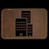 Faux Leather Engravable Patch - Round-Corner Rectangular Thumbnail
