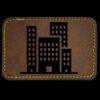 Faux Leather Engravable Patch - Round-Corner Rectangular Thumbnail