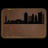 Faux Leather Engravable Patch - Round-Corner Rectangular Thumbnail