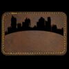 Faux Leather Engravable Patch - Round-Corner Rectangular Thumbnail