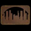 Faux Leather Engravable Patch - Round-Corner Rectangular Thumbnail