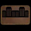 Faux Leather Engravable Patch - Round-Corner Rectangular Thumbnail