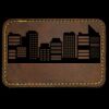 Faux Leather Engravable Patch - Round-Corner Rectangular Thumbnail