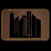 Faux Leather Engravable Patch - Round-Corner Rectangular Thumbnail