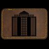 Faux Leather Engravable Patch - Round-Corner Rectangular Thumbnail