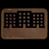 Faux Leather Engravable Patch - Round-Corner Rectangular Thumbnail
