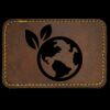 Faux Leather Engravable Patch - Round-Corner Rectangular Thumbnail