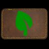 Faux Leather Engravable Patch - Round-Corner Rectangular Thumbnail