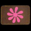 Faux Leather Engravable Patch - Round-Corner Rectangular Thumbnail