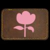 Faux Leather Engravable Patch - Round-Corner Rectangular Thumbnail