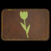 Faux Leather Engravable Patch - Round-Corner Rectangular Thumbnail