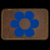 Faux Leather Engravable Patch - Round-Corner Rectangular Thumbnail