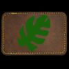Faux Leather Engravable Patch - Round-Corner Rectangular Thumbnail