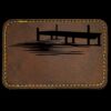 Faux Leather Engravable Patch - Round-Corner Rectangular Thumbnail