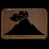 Faux Leather Engravable Patch - Round-Corner Rectangular Thumbnail