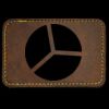Faux Leather Engravable Patch - Round-Corner Rectangular Thumbnail
