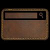 Faux Leather Engravable Patch - Round-Corner Rectangular Thumbnail
