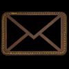 Faux Leather Engravable Patch - Round-Corner Rectangular Thumbnail