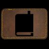 Faux Leather Engravable Patch - Round-Corner Rectangular Thumbnail