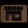 Faux Leather Engravable Patch - Round-Corner Rectangular Thumbnail