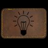 Faux Leather Engravable Patch - Round-Corner Rectangular Thumbnail