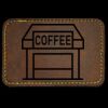 Faux Leather Engravable Patch - Round-Corner Rectangular Thumbnail