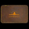 Faux Leather Engravable Patch - Round-Corner Rectangular Thumbnail