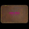 Faux Leather Engravable Patch - Round-Corner Rectangular Thumbnail
