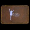 Faux Leather Engravable Patch - Round-Corner Rectangular Thumbnail