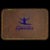 Faux Leather Engravable Patch - Round-Corner Rectangular Thumbnail