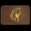 Faux Leather Engravable Patch - Round-Corner Rectangular Thumbnail