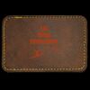 Faux Leather Engravable Patch - Round-Corner Rectangular Thumbnail