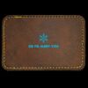 Faux Leather Engravable Patch - Round-Corner Rectangular Thumbnail