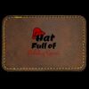 Faux Leather Engravable Patch - Round-Corner Rectangular Thumbnail