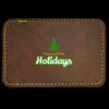 Faux Leather Engravable Patch - Round-Corner Rectangular Thumbnail