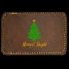 Faux Leather Engravable Patch - Round-Corner Rectangular Thumbnail