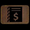 Faux Leather Engravable Patch - Round-Corner Rectangular Thumbnail