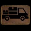 Faux Leather Engravable Patch - Round-Corner Rectangular Thumbnail