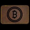 Faux Leather Engravable Patch - Round-Corner Rectangular Thumbnail