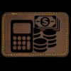 Faux Leather Engravable Patch - Round-Corner Rectangular Thumbnail