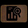 Faux Leather Engravable Patch - Round-Corner Rectangular Thumbnail