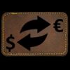 Faux Leather Engravable Patch - Round-Corner Rectangular Thumbnail