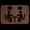Faux Leather Engravable Patch - Round-Corner Rectangular Thumbnail