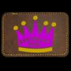 Faux Leather Engravable Patch - Round-Corner Rectangular Thumbnail