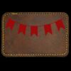Faux Leather Engravable Patch - Round-Corner Rectangular Thumbnail