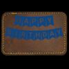 Faux Leather Engravable Patch - Round-Corner Rectangular Thumbnail
