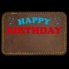 Faux Leather Engravable Patch - Round-Corner Rectangular Thumbnail